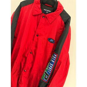 Vintage 90s Polo Sport Ralph Lauren Nylon Jacket Mens XL Snap Y2K